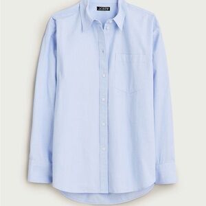 Petite Étienne oversized shirt in lightweight oxford